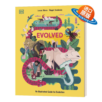 英文原版 精装 Evolved 图解物种进化 精装 英文版 进口英语原版书籍儿童外文书