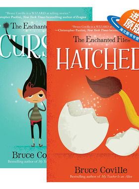 英文原版 The Enchanted Files 魔法档案系列 2册 儿童奇幻侦探冒险小说 Bruce Coville 魔咒 孵化 英文版 进口英语原版书籍