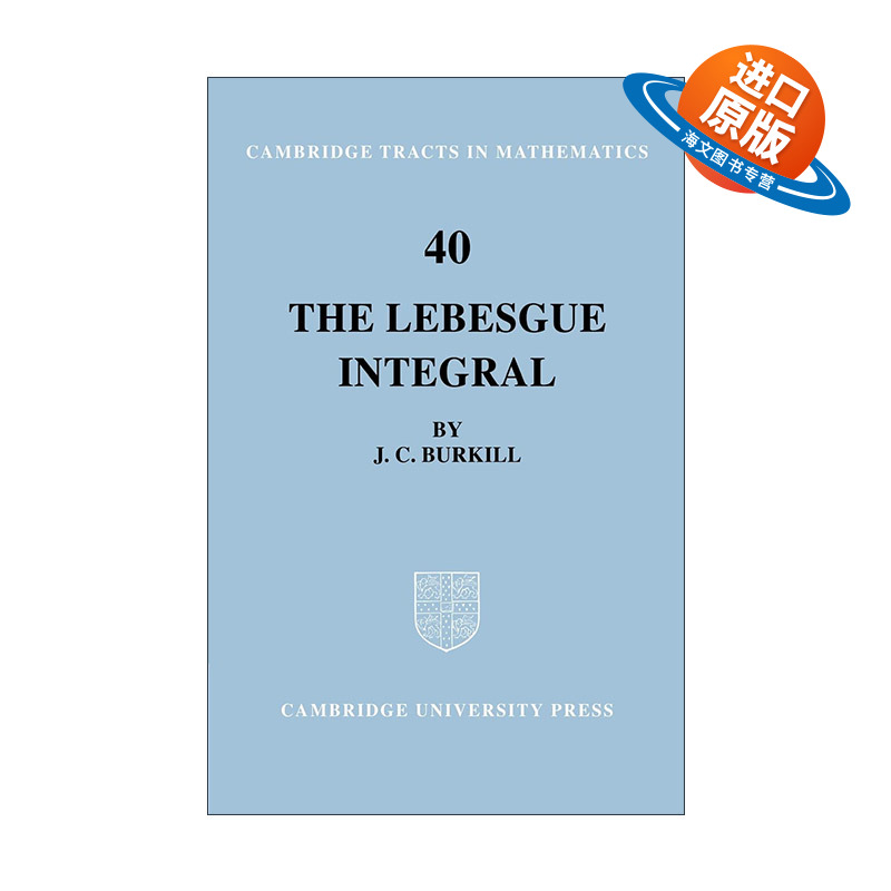 英文原版 The Lebesgue Integral 勒贝格积分 剑桥数学丛书系列 英文版 进口英语原版书籍