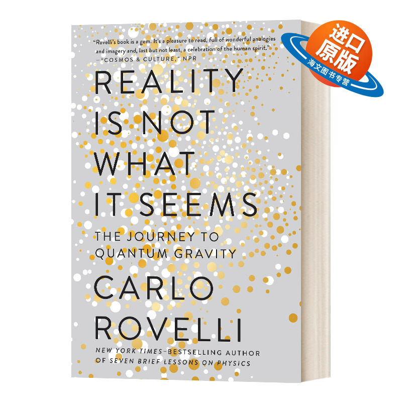 英文原版 Reality Is Not What It Seems 现实不似你所见 量子引力之旅 英文版 进口英语原版书籍