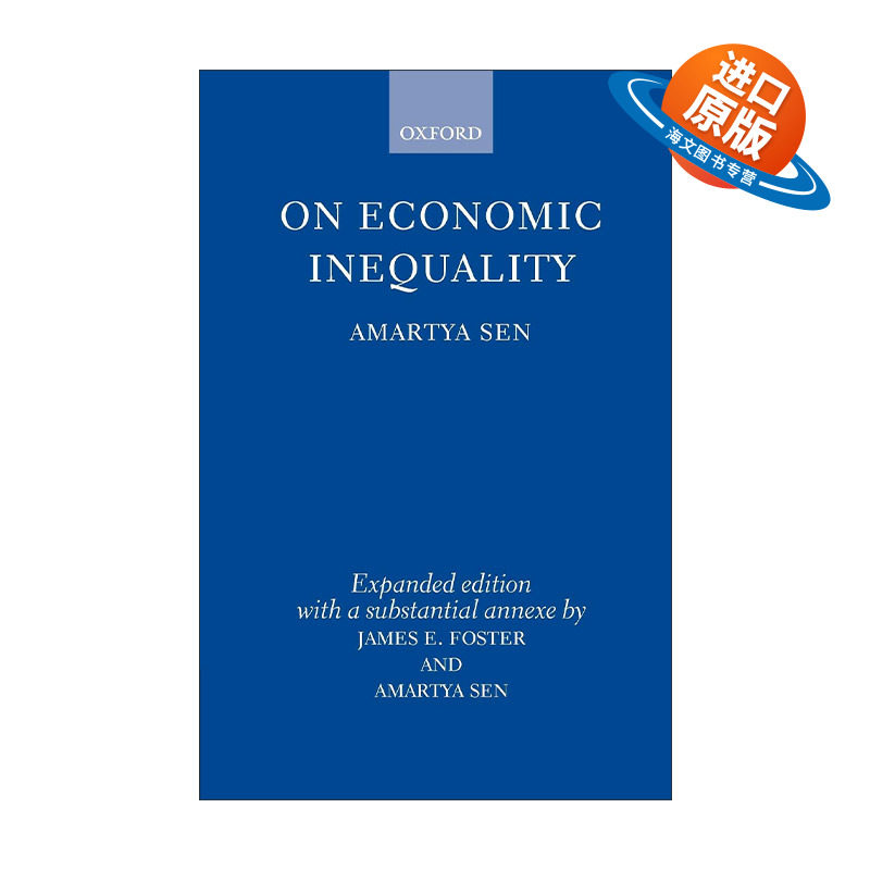 英文原版 On Economic Inequality 论经济不平等 阿马蒂亚?森 诺贝尔经济学奖得主 英文版 进口英语原版书籍