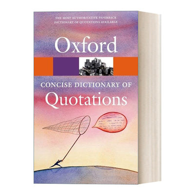 英文原版 Concise Oxford Dictionary of Quotations 牛津简明引语词典 英文版 进口英语原版书籍