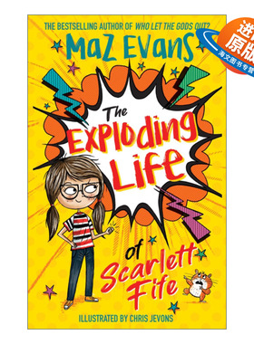 英文原版 The Exploding Life of Scarlett Fife斯嘉丽法夫的爆炸生活 章节桥梁书 The Exploding Life of Scarlett Fife 1 英文版