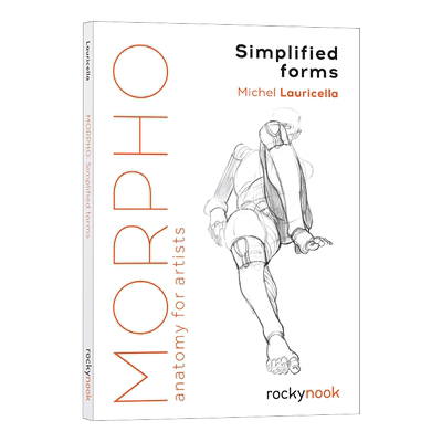 英文原版 Morpho Simplified Forms Anatomy for Artists 简易人体绘画教学 艺术家的解剖学 素描速写绘画技巧 英文版 进口英语书