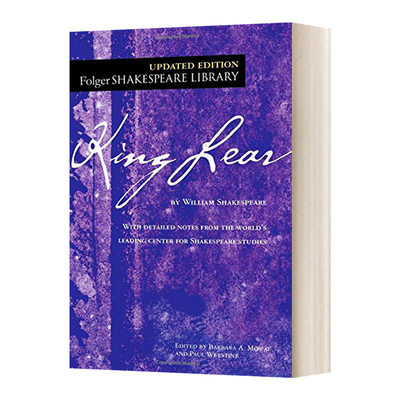 英文原版 King Lear 李尔王 福尔杰莎士比亚图书馆系列 Folger Library Shakespeare 英文版 进口英语原版书籍