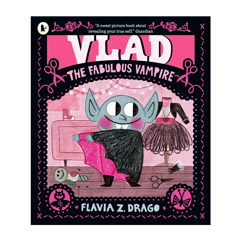 英文原版 Vlad the Fabulous Vampire 弗拉德 神奇的吸血鬼 儿童趣味绘本 英文版 进口英语原版书籍