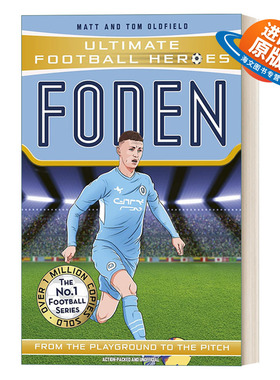 英文原版 Foden 超级足球明星人物传记 菲尔 福登 Ultimate Football Heroes 英文版 进口英语原版书籍