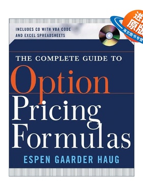 英文原版 The Complete Guide to Option Pricing Formulas 期权定价公式完全指南 精装第2版 英文版 进口英语原版书籍