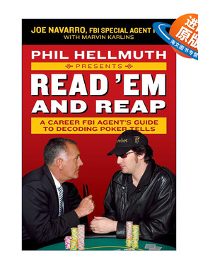 英文原版 Phil Hellmuth Presents Read 'Em and Reap 牌桌阅人术 FBI解读牌桌上的行为密码 英文版 进口英语原版书籍