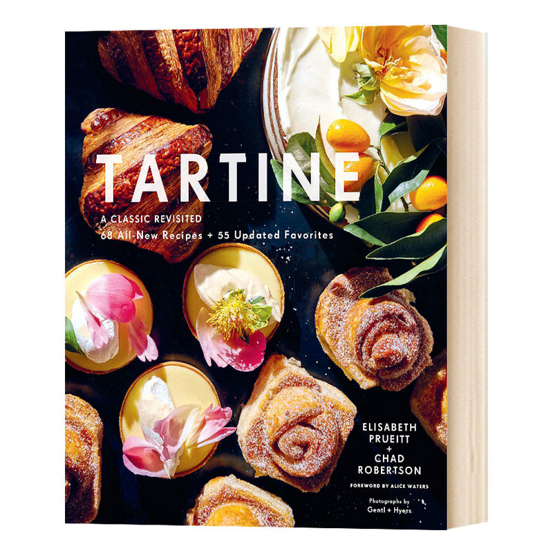 面包片:68个全新的食谱+55个全新的 英文原版 精装 Tartine 面包甜点食谱 烹饪美味面包烘培教程 英文版 进口英语书籍