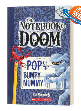 英文原版 The Notebook of Doom #6 Pop of the Bumpy Mummy 毁灭笔记6 学乐桥梁大树系列 英文版 进口英语原版书籍儿童外文书