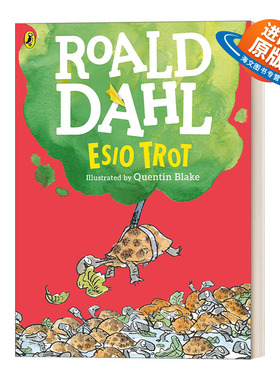 英文原版 Esio Trot 小乌龟是怎样长大的 罗尔德·达尔 全彩插图版 英文版 进口英语原版书籍