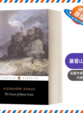 英文原版 Count Of Monte Cristo 基督山伯爵 黑经典 英文版 进口英语原版书籍