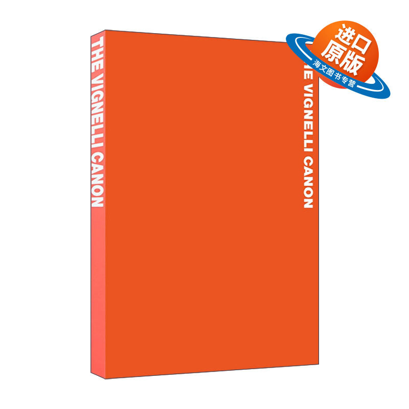 英文原版 The Vignelli Canon 设计的准则 意大利国宝级设计师马西莫·维涅里 Massimo Vignelli 英文版 进口英语原版书籍