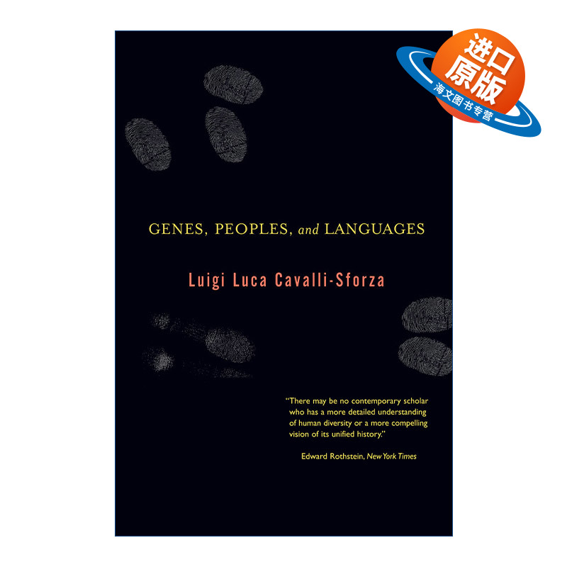 英文原版 Genes  Peoples  and Languages 追踪亚当夏娃 从演化历史看基因 民族和语言的关系 英文版 进口英语原版书籍