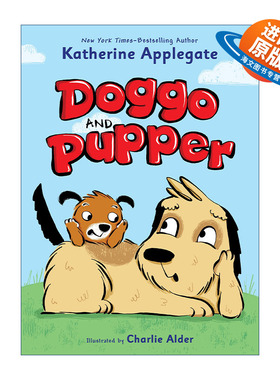 英文原版 Doggo and Pupper 狗狗和普珀 精装漫画 纽伯瑞奖作家 英文版 进口英语原版书籍