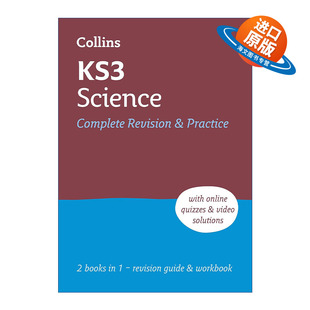 英文原版 Collins KS3 Science All-in-One Complete Revision and Practice 柯林斯英国初中科学完整复习指南及练习 新版 进口书