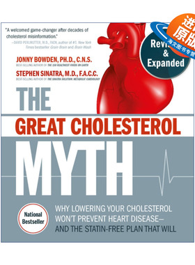 英文原版 The Great Cholesterol Myth 胆固醇大迷思 包含预防和逆转心脏病的 100 种食谱 英文版 进口英语原版书籍