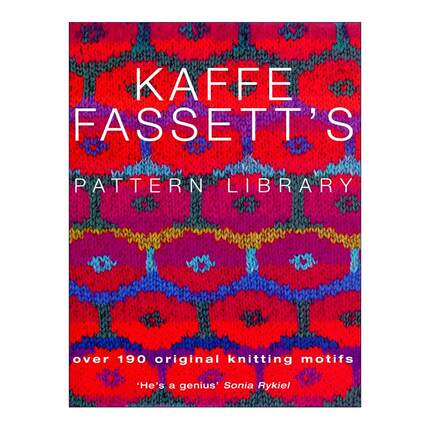 英文原版 Kaffe Fassett's Pattern Library 凯菲·法赛特 拼布艺术大师的编织图案设计指南 精装 英文版 进口英语原版书籍