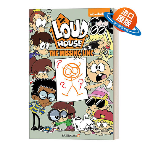 英文原版 The Loud House 15 The Missing Linc 喧闹一家亲15 漫画小说 英文版 进口英语原版书籍