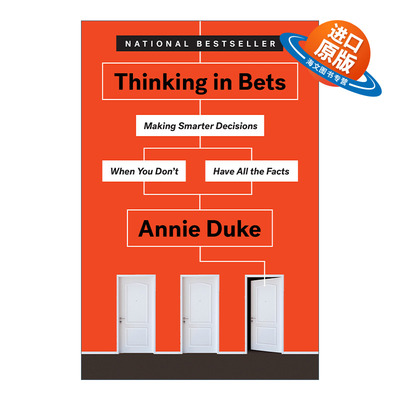 英文原版 Thinking in Bets 对赌 信息不足时如何做出明智决策 精装 Annie Duke 英文版 进口英语原版书籍