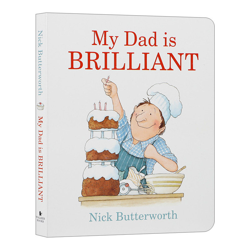 my dad is brilliant 我爸爸太棒了 纸板书 绘本 英文版 进口英语原版