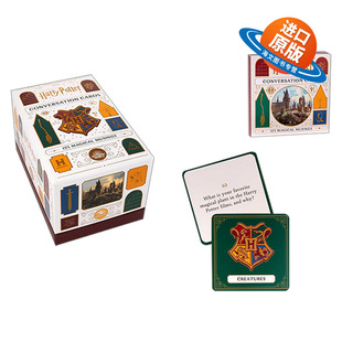 英文原版 Harry Potter: Conversation Cards 哈利波特 对话卡 JK罗琳 互动卡片 图书周边 英文版 进口英语原版书籍