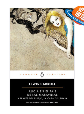 原版 Alicia en el pais de las maravillas Alice's Adventures in Wonderland Penguin Classics 爱丽丝梦游仙境 西班牙语版