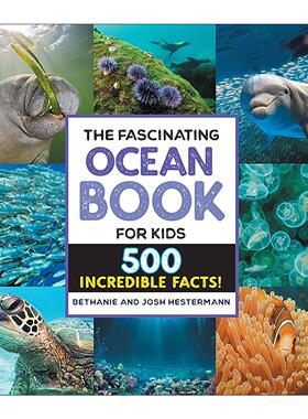 英文原版 The Fascinating Ocean Book for Kids 迷人的儿童海洋书 全彩插图自然科普百科 英文版 进口英语原版书籍