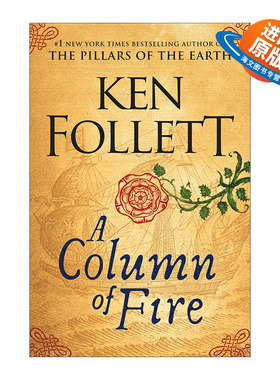 英文原版 A Column of Fire Kingsbridge 中世纪三部曲3 烈火之柱 Ken Follett 精装 英文版 进口英语原版书籍