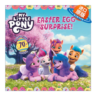 英文原版 My Little Pony: Easter Egg Surprise! 小马宝莉复活节 带贴纸 英文版 进口英语原版书籍