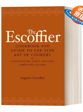 英文原版 The Escoffier Cookbook and Guide to the Fine Art of Cookery 埃斯科菲烹饪协会烹饪书和烹饪艺术指南 英文版 进口书