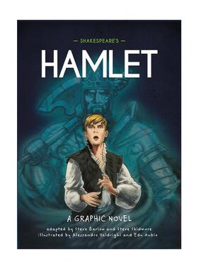 英文原版 Classics in Graphics Shakespeare's Hamlet 莎士比亚漫画版 哈姆雷特莎 儿童图像小说 英文版 进口英语原版书籍