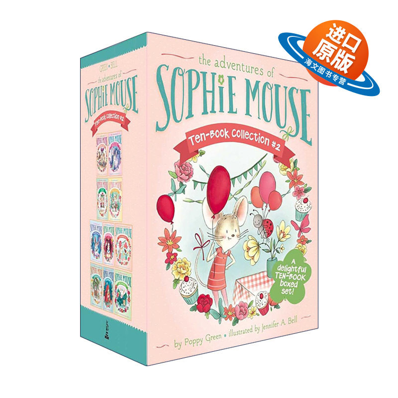 英文原版 The Adventures of Sophie Mouse Ten-Book Collection #2 Boxed Set 老鼠苏菲历险记11-20册套装 进口英语原版书籍