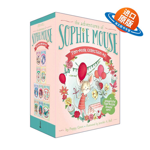 英文原版 The Adventures of Sophie Mouse Ten-Book Collection #2 Boxed Set 老鼠苏菲历险记11-20册套装 进口英语原版书籍