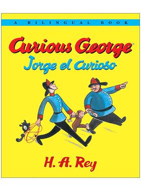 英文原版 Jorge el curioso Curious George 乔治猴 西班牙语 英语 双语版 英文版 进口英语原版书籍