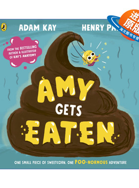 英文原版 Amy Gets Eaten 艾米被吃掉啦 儿童食道消化科普绘本 英文版 进口英语原版书籍