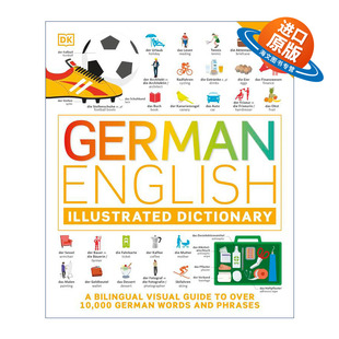 英文原版 German English Illustrated Dictionary 德英双语图解词典 英文版 进口英语原版书籍