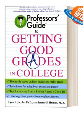 英文原版 Professors' Guide(TM) to Getting Good Grades in College 如何在大学取得好成绩之教授指南 英文版 进口英语原版书籍