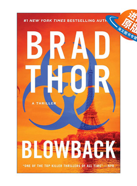 英文原版 Blowback 枪栓回弹 特工斯科特系列 悬疑小说 英文版 进口英语原版书籍