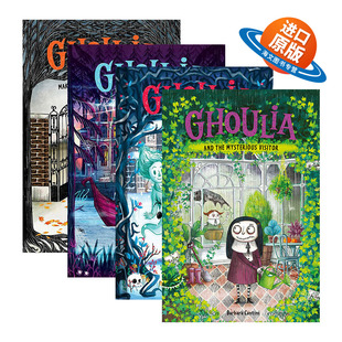 英文原版 Ghoulia 怪诞庄园的柯莉亚系列4册 儿童文学章节书 精装 Barbara Cantini 英文版 进口英语原版书籍