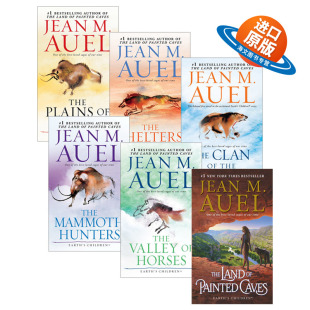 英文原版小说 Earth's Children 石器时代 爱拉传奇 洪荒孤女系列1-6册 Jean M. Auel 英文版 进口英语原版书籍