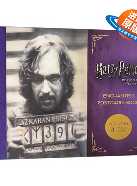 英文原版 Harry Potter and the Prisoner of Azkaban Enchanted Postcard Book 哈利波特与阿兹卡班的囚徒 魔法明信片收藏书
