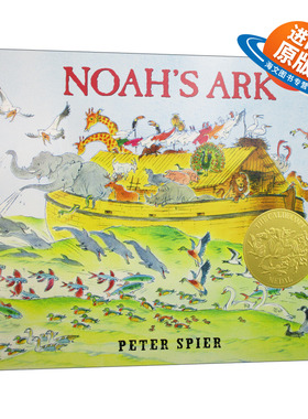 英文原版 Noah's Ark 诺亚方舟 凯迪克金奖 无字图画书绘本 无字书 Peter Spier彼得 史比尔 英文版 进口英语原版书籍儿童外文书