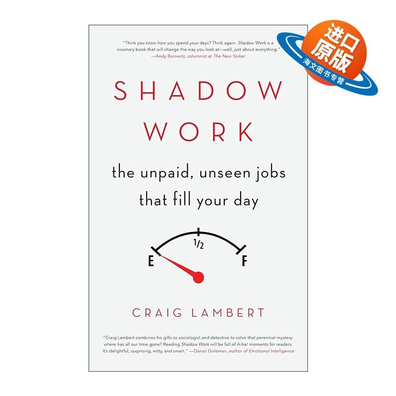 英文原版 Shadow Work 无偿 共享经济时代如何重新定义工作 Craig Lambert克雷格·兰伯特 英文版 进口英语原版书籍