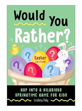 英文原版 Would You Rather Easter Edition 你愿意吗 复活节 儿童益智谜题游戏活动书 家庭亲子互动 英文版 进口英语原版书籍
