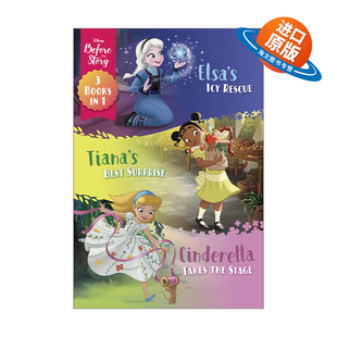 Before Book 英文原版 迪士尼公主前传系列 进口英语原版 Story 英文版 the 书籍 三册合一 Bind