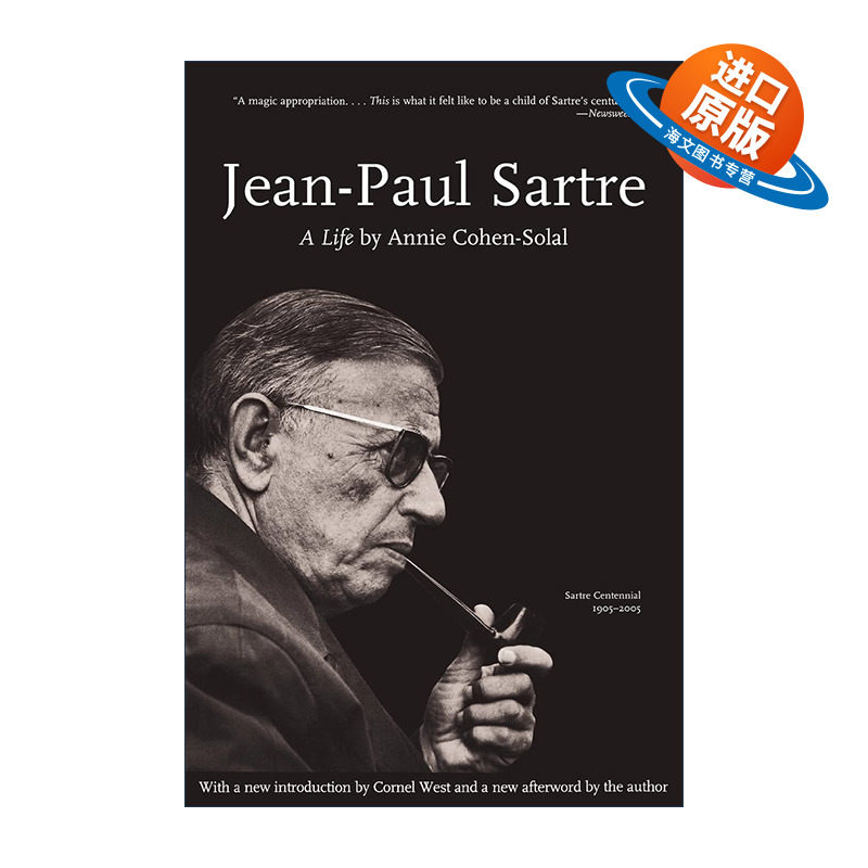 英文原版 Jean-Paul Sartre A Life 让·保罗·萨特传 哲学 存在与虚无 Annie Cohen-Solal 英文版 进口英语原版书籍