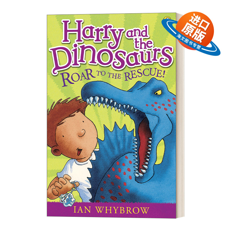 英文原版绘本 Harry and the Dinosaurs Roar to the Rescue 哈利和恐龙系列 救援行动 英文版 进口英语原版书籍