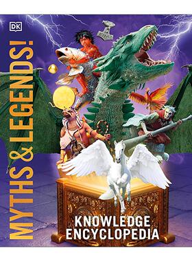 英文原版 Knowledge Encyclopedia Myths and Legends DK知识百科全书精装 神话传说 英文版 进口英语原版书籍